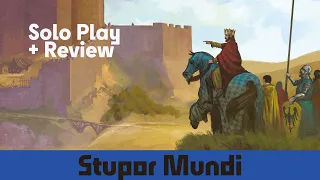 Stupor Mundi - Solo Board Game Playthrough & Review