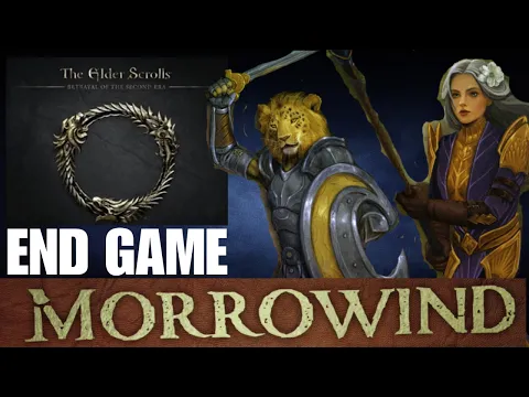 Endgame playthrough into Morrowind Session 3 Khajiit Acrobat and a High Elf Warden