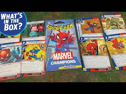 SPIDER-HAM Hero Pack Unboxing for MARVEL CHAMPIONS