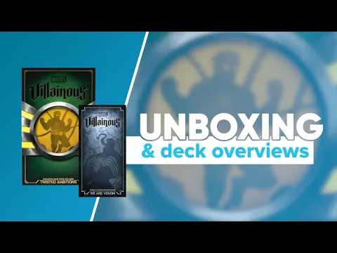 Target Exclusive Marvel Villainous Twisted Ambitions & We Are Venom Unboxing and Deck Overviews