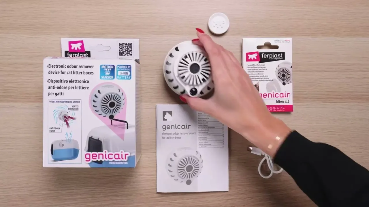 Ferplast Genic Air для устранения неприятных запахов из кошачьих туалетов