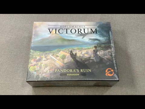 TDG: Hoplomachus: Victorum - Pandora's Ruin + Pandora's Night Expansions unboxing with Ray