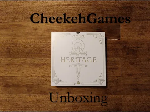 Unboxing Vampire the Masquerade: Heritage pt 1/2