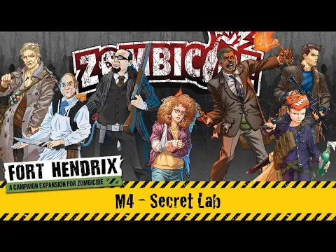 Zombicide 2nd Edition: Fort Hendrix Campaign (Mission M4) Board Game Gameplay | Live Stream Replay