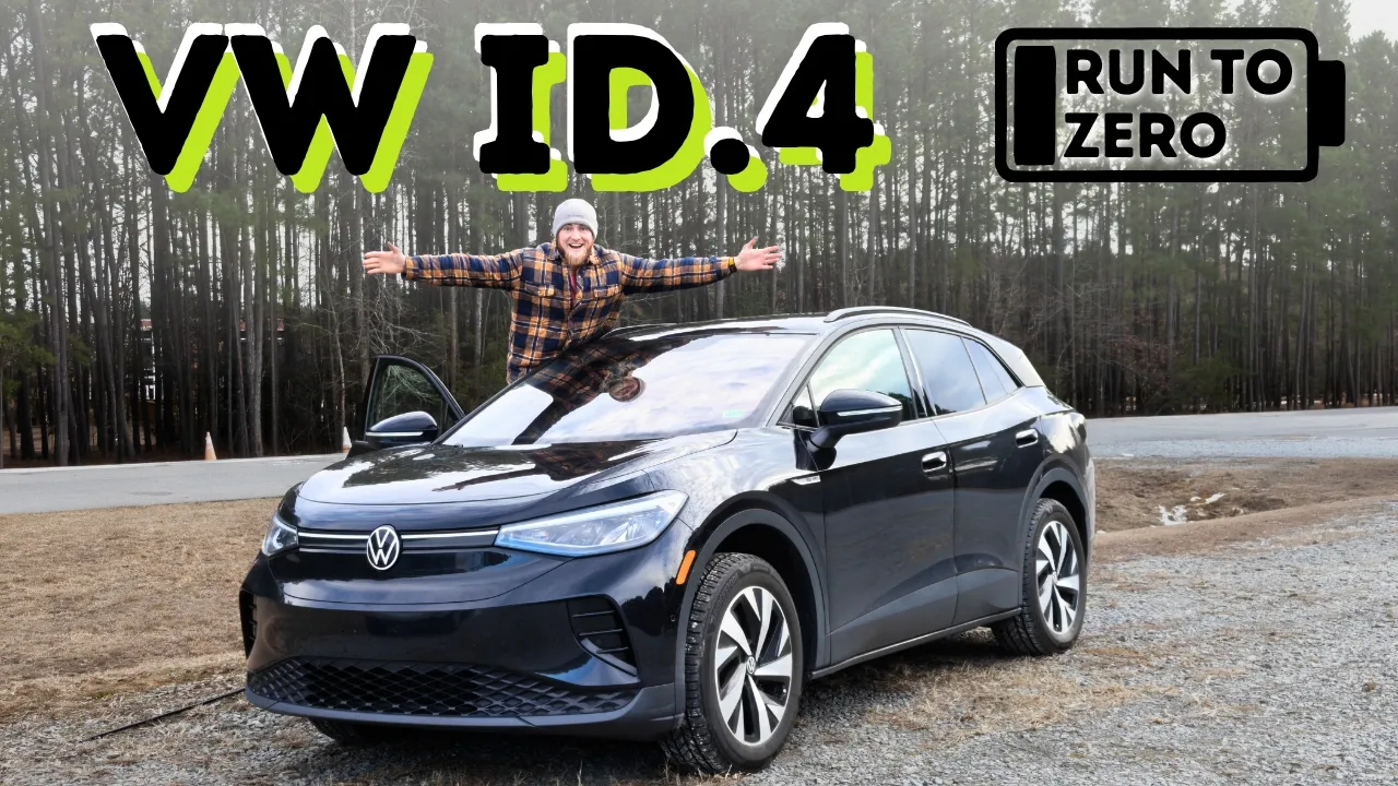 Driving My 2023 VW ID.4 Pro w/ SK Battery Until It Dies! Run To Zero Challenge