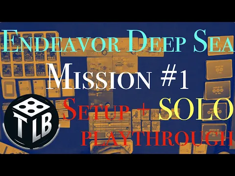 Learn & Play Solo! Endeavor: Deep Sea Mission 01 Setup + Gameplay