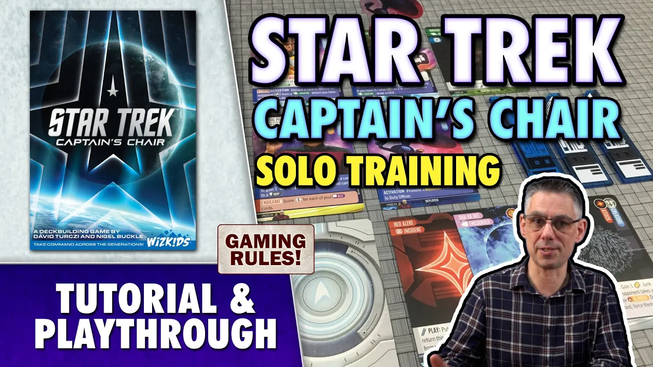 Star Trek: Captain's Chair - Solo Training Mode - Official tutorial & playthrough