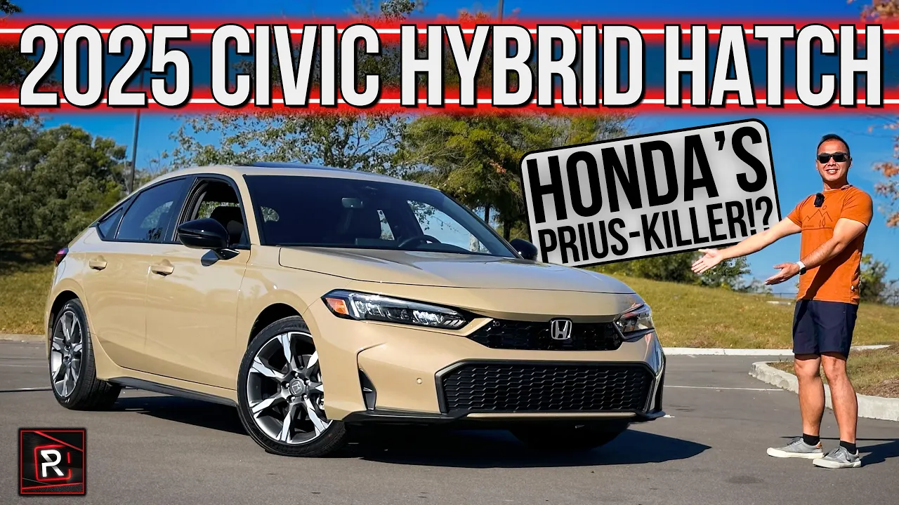 The 2025 Honda Civic Hatchback Is An Efficient Hybrid 5-Door With Sporty Intentions