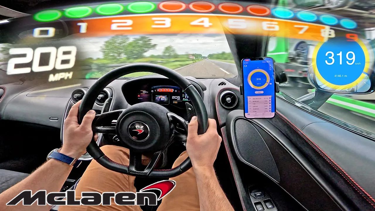 666HP McLaren 540C is a RAZOR SHARP WEAPON on GERMAN AUTOBAHN