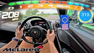 666HP McLaren 540C is a RAZOR SHARP WEAPON on GERMAN AUTOBAHN