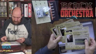 Black Orchestra board game unboxing