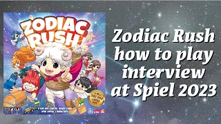 Zodiac Rush how to play interview with @BoardgameVN2012 at Spiel 2023