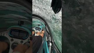 It's like a boat and fighter jet mixed into one...😱 #shark #boat #sea