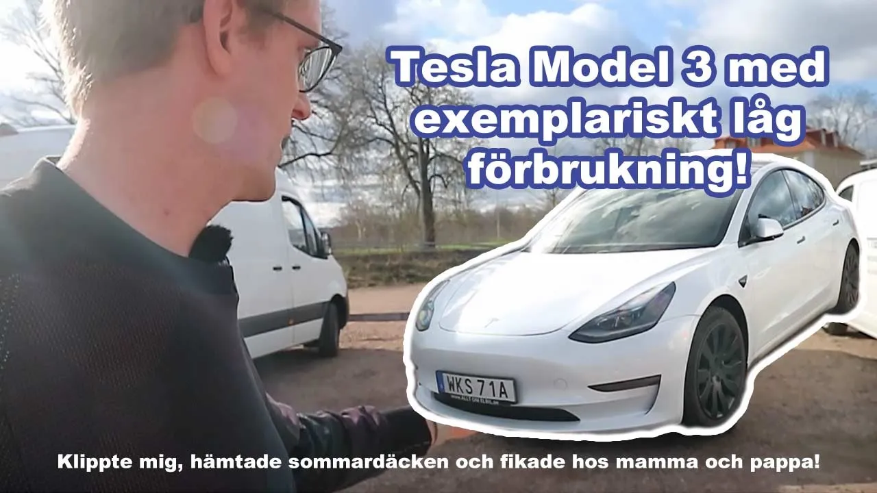 Tesla Model 3 LR, behövde köra 40 mil idag! Klarar den det?