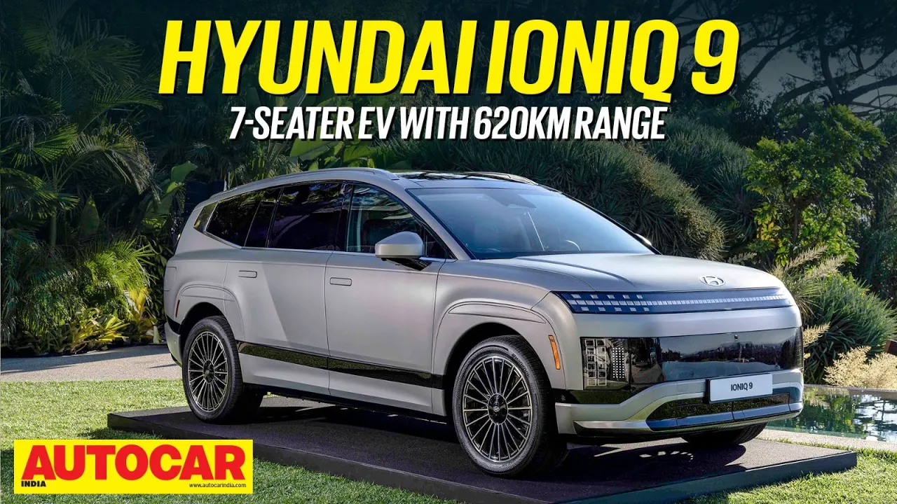 Hyundai Ioniq 9 - Hyundai's electric 3 row SUV with 620km range | Walkaround | Autocar India