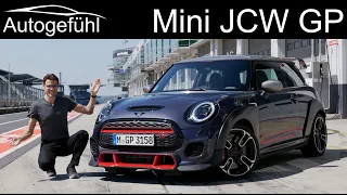 New Mini John Cooper Works GP FULL REVIEW with Nürburgring racetrack - most powerful Mini JCW ever