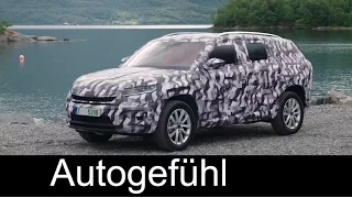 Skoda Kodiaq SUV camouflage Exterior/Driving shots preview - Autogefühl