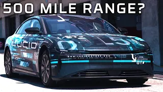 500 Miles on One Charge?? Move Over Tesla! 2021 Lucid Air Range Test | MotorTrend
