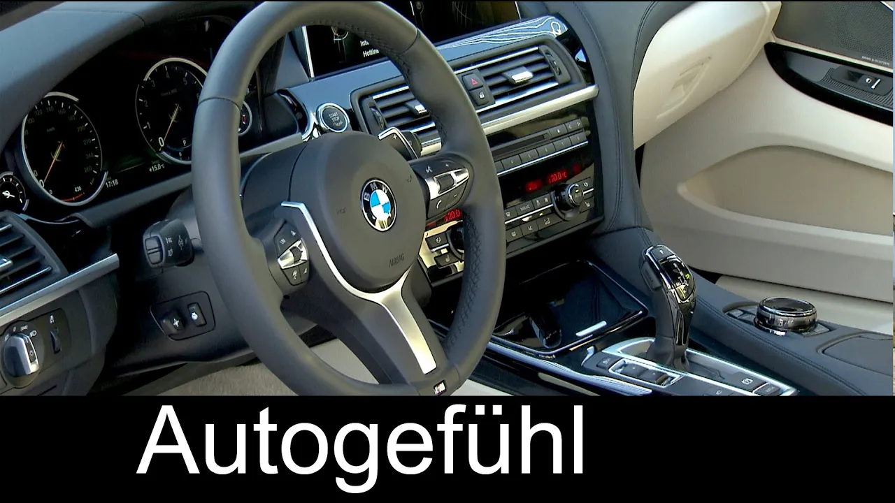 BMW 650i Coupé & BMW 650i Cabriolet Facelift INTERIOR 2016 - Autogefühl