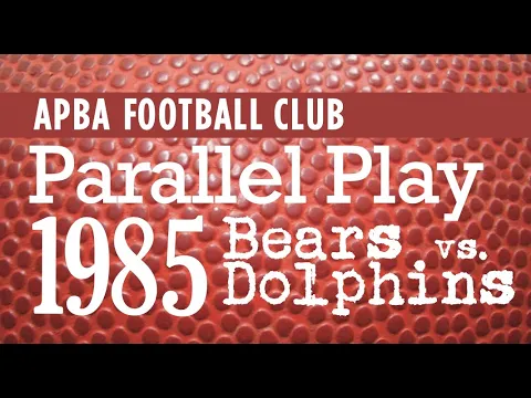 1985 #Bears at #Dolphins #MNF: 1st half of this legendary game using #apbafootball #football