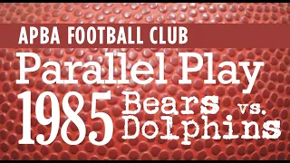 1985 #Bears at #Dolphins #MNF: 1st half of this legendary game using #apbafootball #football