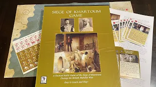 Siege of Khartoum (THGC) - Unboxing