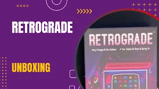 Retrograde Board Game Unboxing | DaniCha