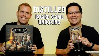 Unboxing Distilled - Craft Liquor and Spirits Board Game