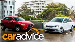 Mazda CX-3 v Skoda Fabia Wagon Comparison Review