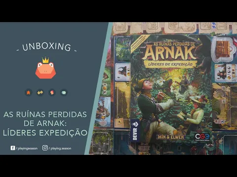 RUÍNAS PERDIDAS DE ARNAK: LÍDERES DE EXPEDIÇÃO | Unboxing