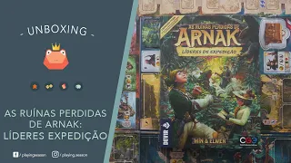 RUÍNAS PERDIDAS DE ARNAK: LÍDERES DE EXPEDIÇÃO | Unboxing