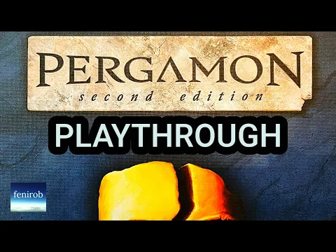 Pergamon Board Game | Live Playthrough (Unedited)
