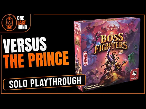 Boss Fighters QR — Solo (2-Handed) Playthrough | QR Card Battler vs The Prince