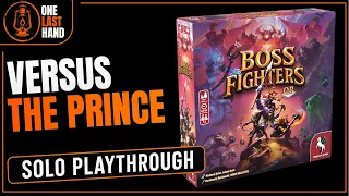 Boss Fighters QR — Solo (2-Handed) Playthrough | QR Card Battler vs The Prince