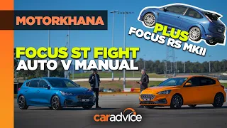 2020 Ford Focus ST Manual v Automatic | Motorkhana Comparison