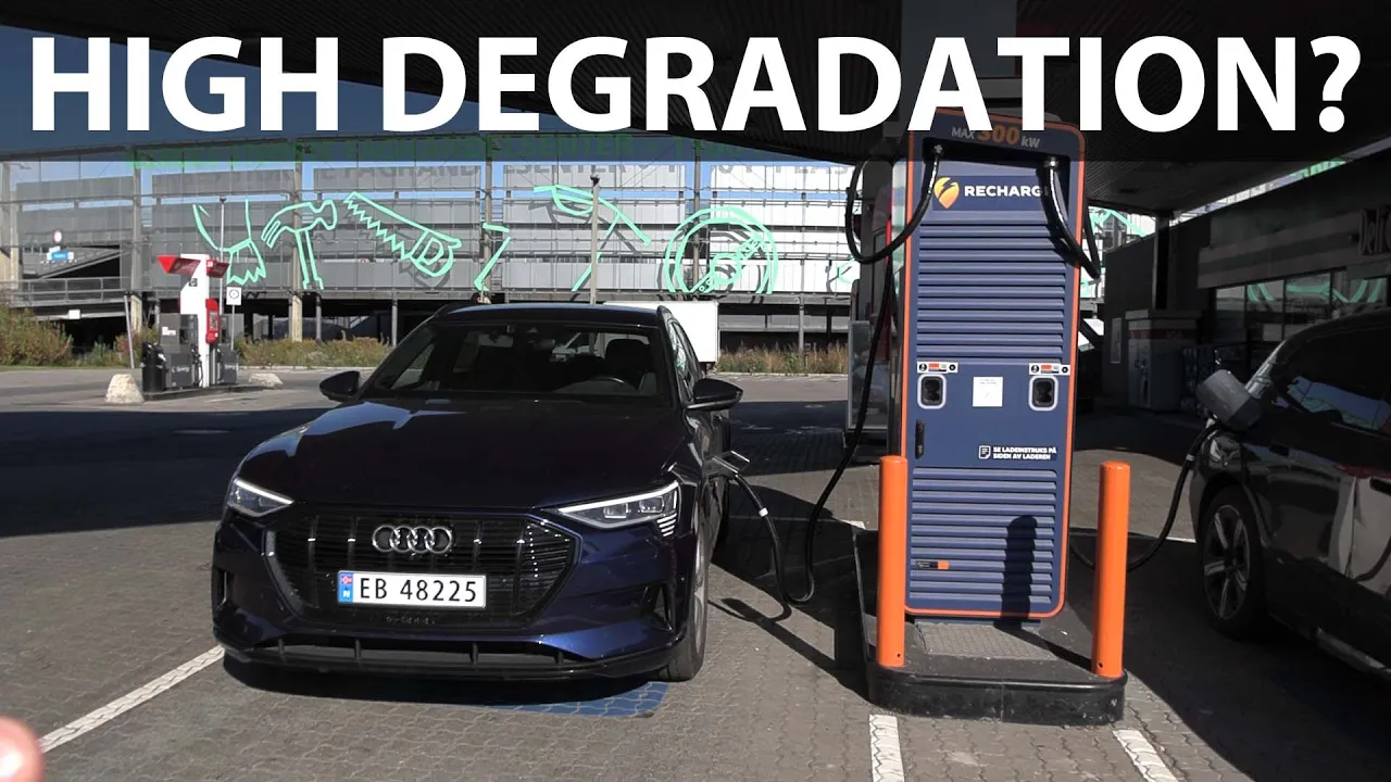 Audi e-tron 50/55 & Hyundai Ioniq 28 kWh degradation tests with Aviloo