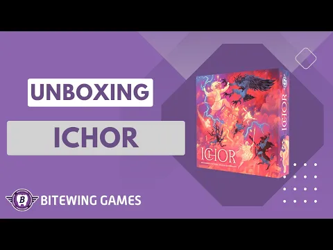 Unboxing Ichor with the Publisher