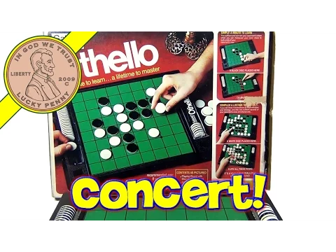 How To Play The Game Othello Board Game, 1978 Gabriel Toys - A Minute To Learn..A Lifetime To Master
