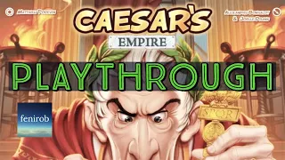 Caesar’s Empire Board Game | Playthrough (4 Players)