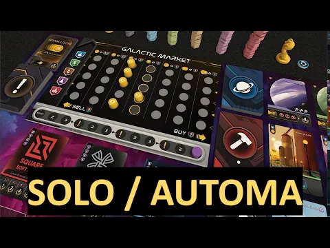 DGA Overviews: Star Tycoon - Solo / Automa Rules & Playthrough (7/28/23 Updated Ruleset)