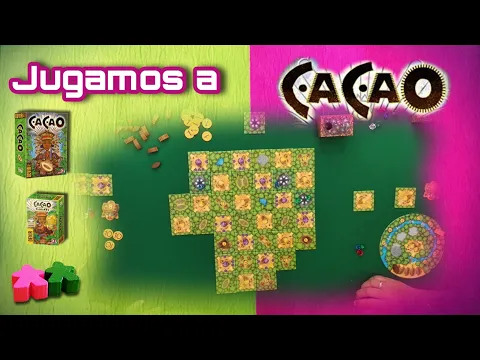 Cacao. Partida a 2 jugadoras con expansión Diamante