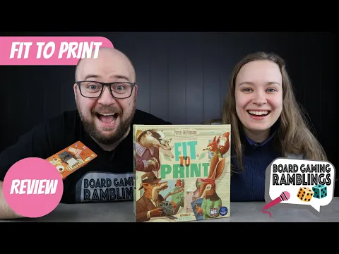 Fit to Print - Board Game Review