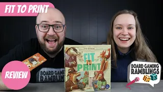 Fit to Print - Board Game Review