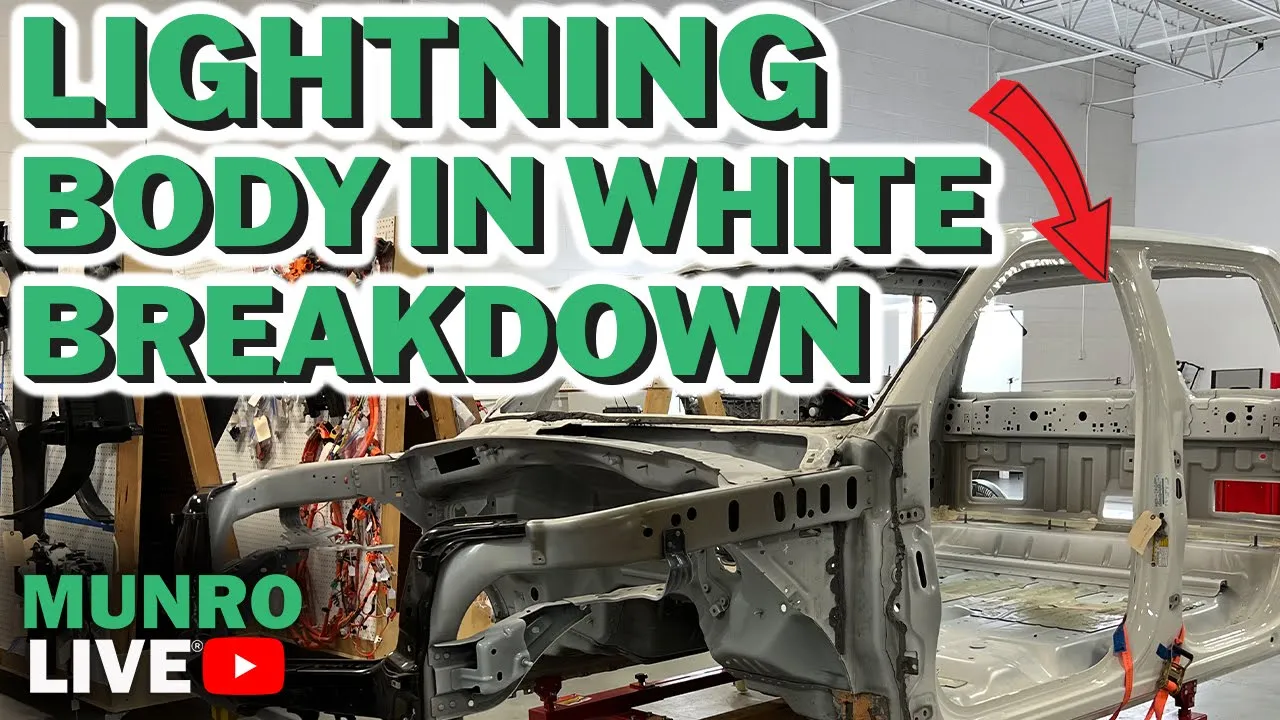 Aluminum Alloy Body and Bed, Built Ford Tough  -  Lightning BIW Breakdown