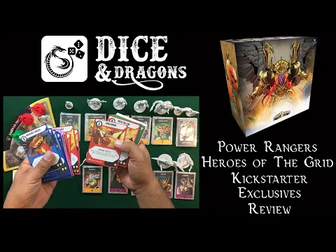 Dice and Dragons - Power Rangers Heroes of the Grid Kickstarter Exclusives Review