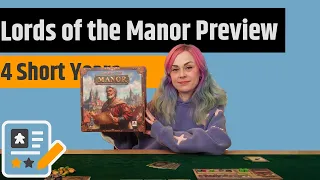 Lords of the Manor Preview - Build Your Estate, Feed Your Workers, Outsmart Your Rivals!