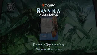 Magic: The Gathering: Ravnica Allegiance: Domri, City Smasher Planeswalker Deck