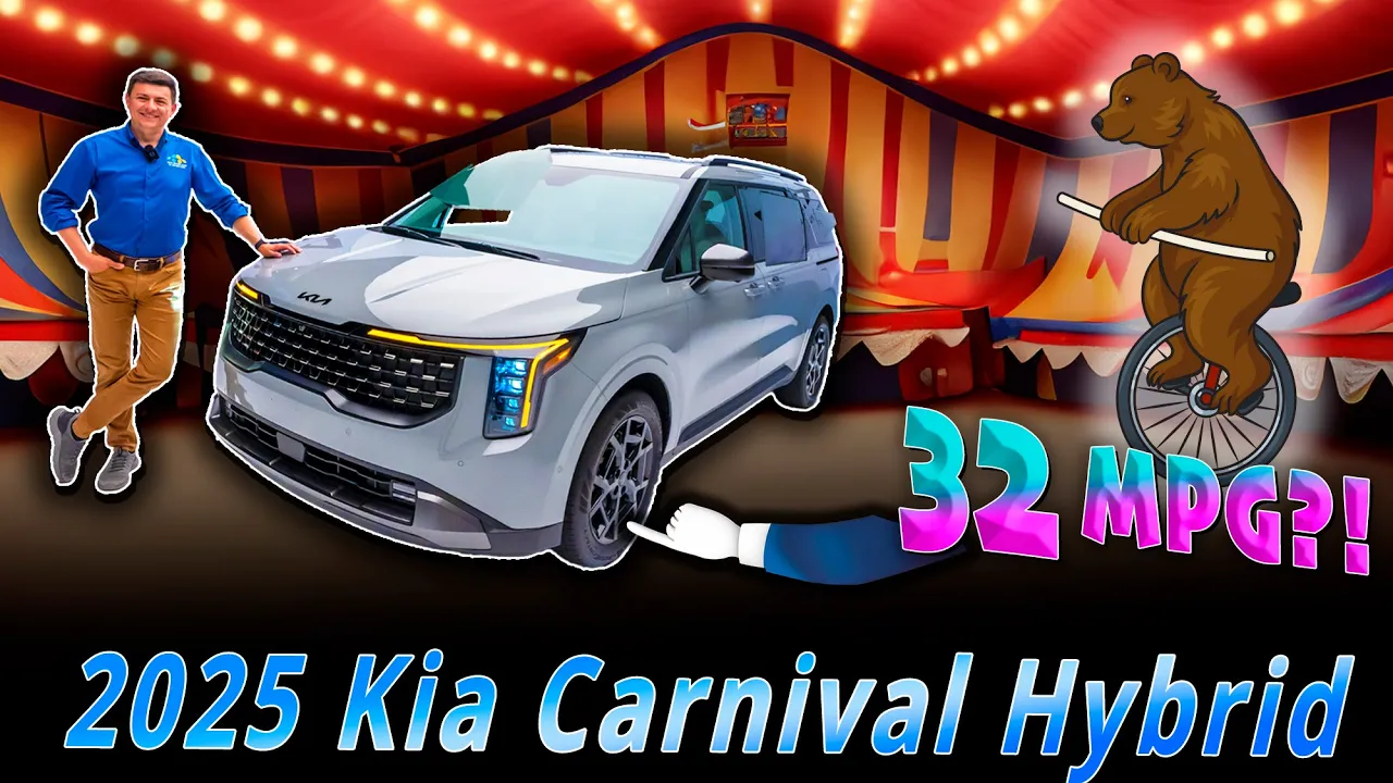 The 2025 Kia Carnival Hybrid Is The 32 MPG Un-Minivan We've Been Waiting For!
