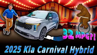 The 2025 Kia Carnival Hybrid Is The 32 MPG Un-Minivan We've Been Waiting For!