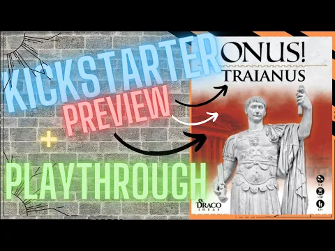 Talking Cardboard Plays ONUS! Traianus Solo System Demo